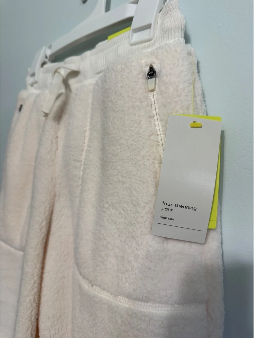 All in Motion Girls M(8) Faux-Shearling High-Rise Joggers